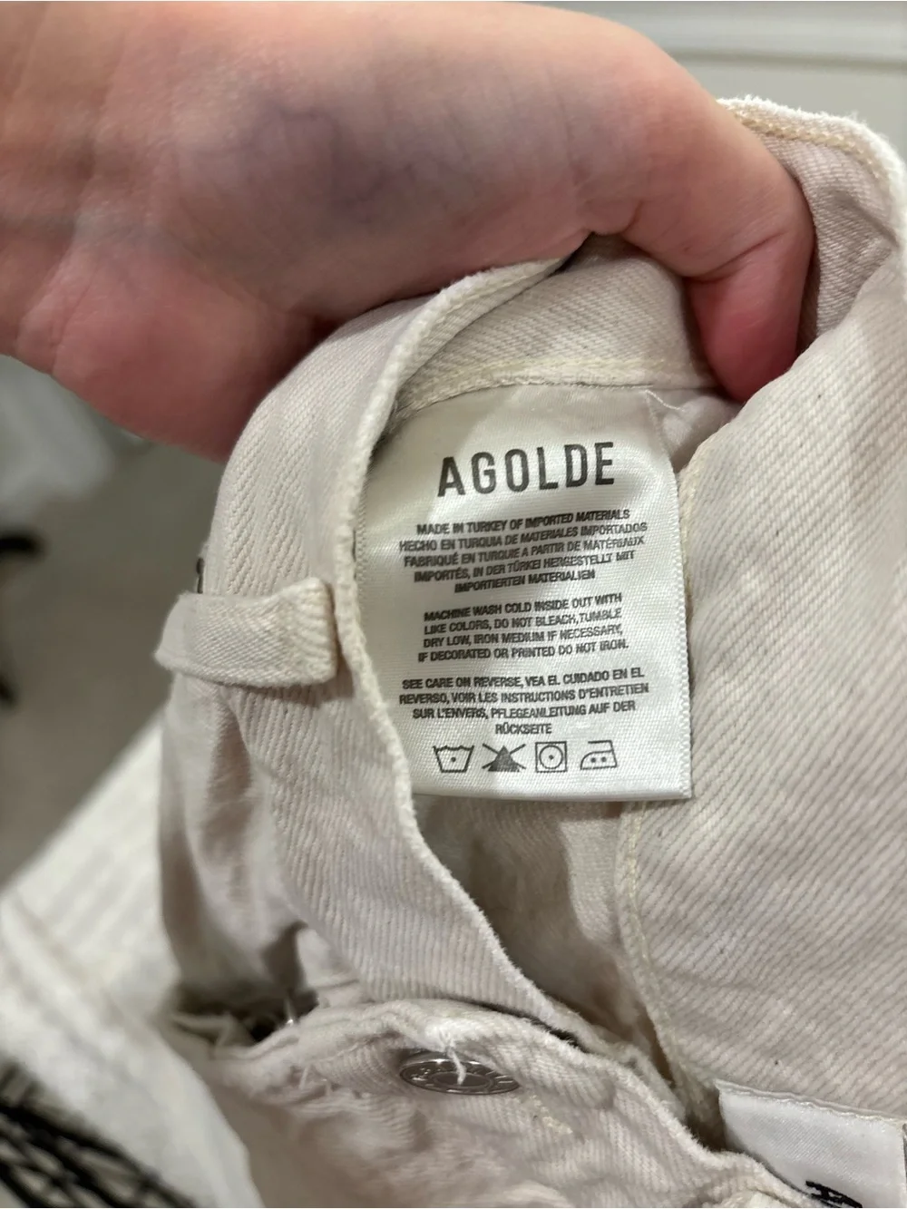 Agolde women’s white